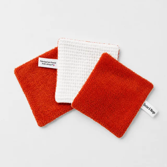 dexter-mango-lingettes-lavables-terracotta-soin-chien image 1