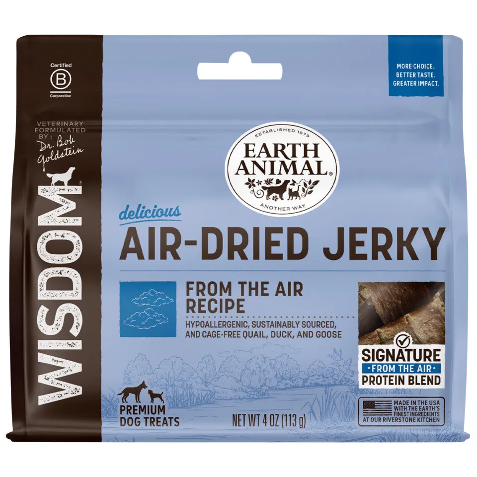 earth-animal-wisdom-from-the-air-jerky-friandise-chien-4-oz image 1