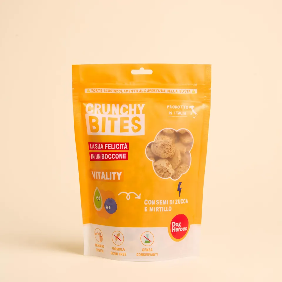 dog-heroes-crunchy-bites-vitality-friandise-chien-myrtille-80g image 1