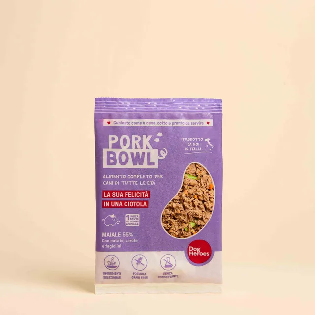 dog-heroes-pork-bowl-nourriture-chien-porc-158-g-digestion image 1