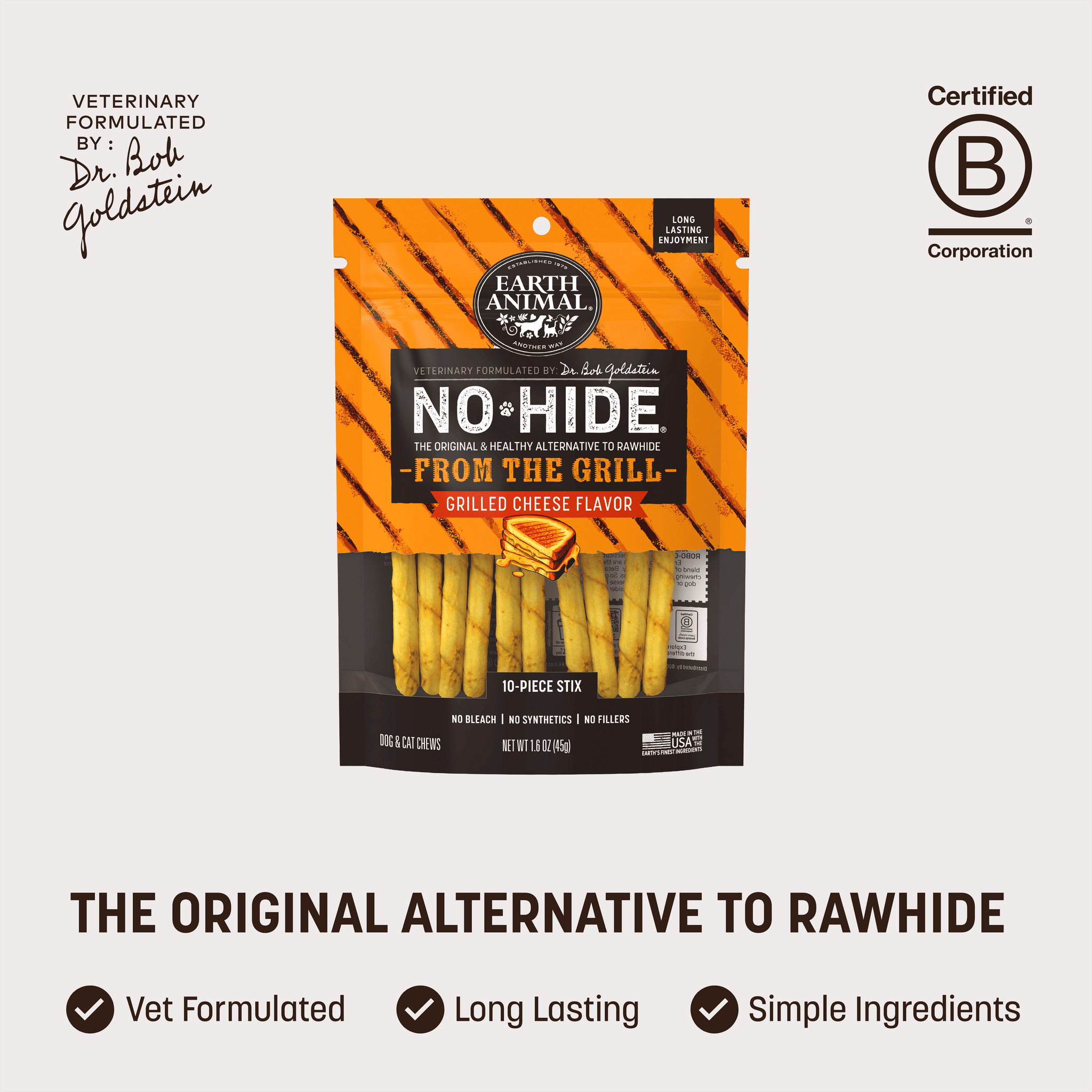 earth-animal-no-hide-grilled-cheese-stix-xs-friandise-10-pcs image 3