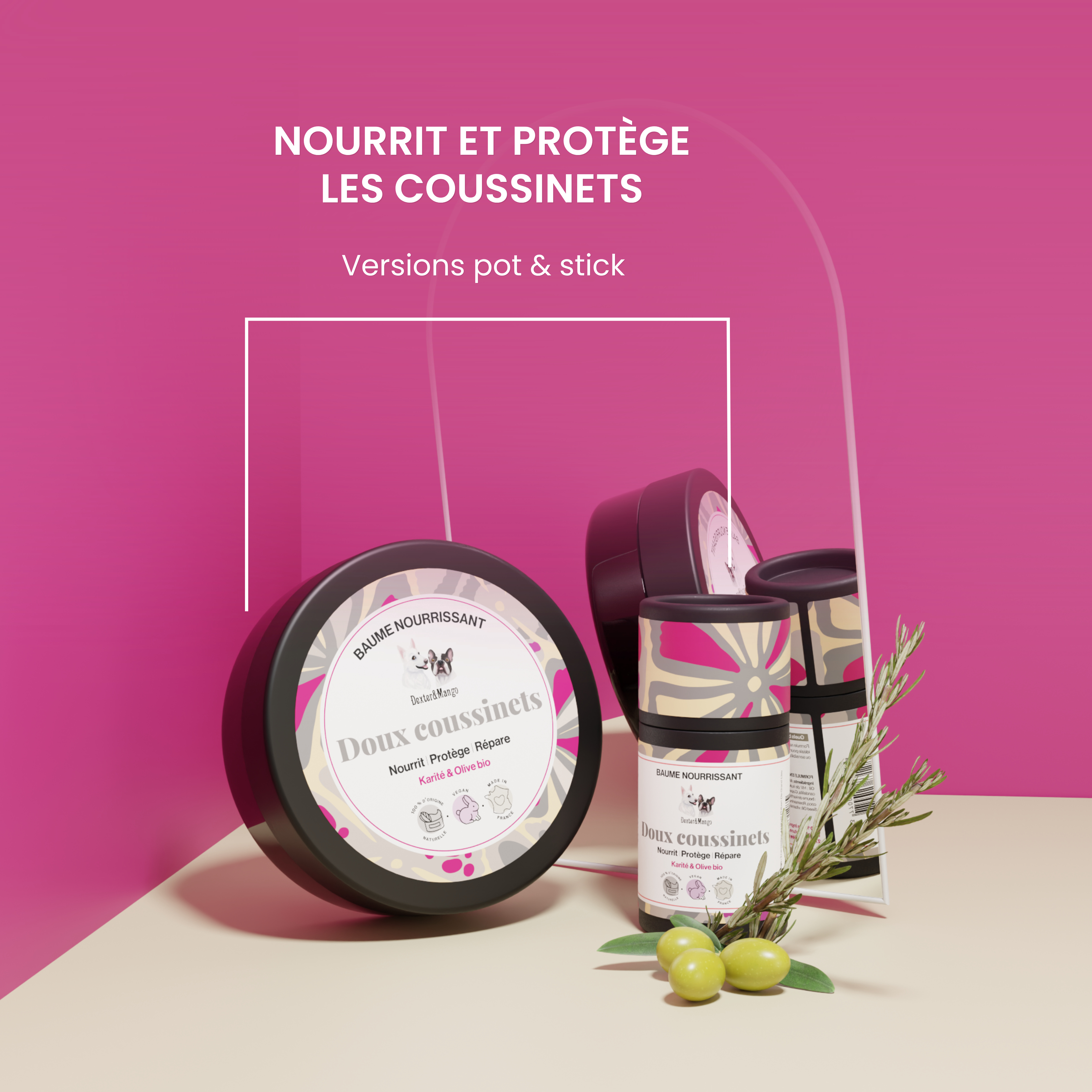 dexter-mango-duo-coussinets-baume-chien-et-chat-naturel image 2