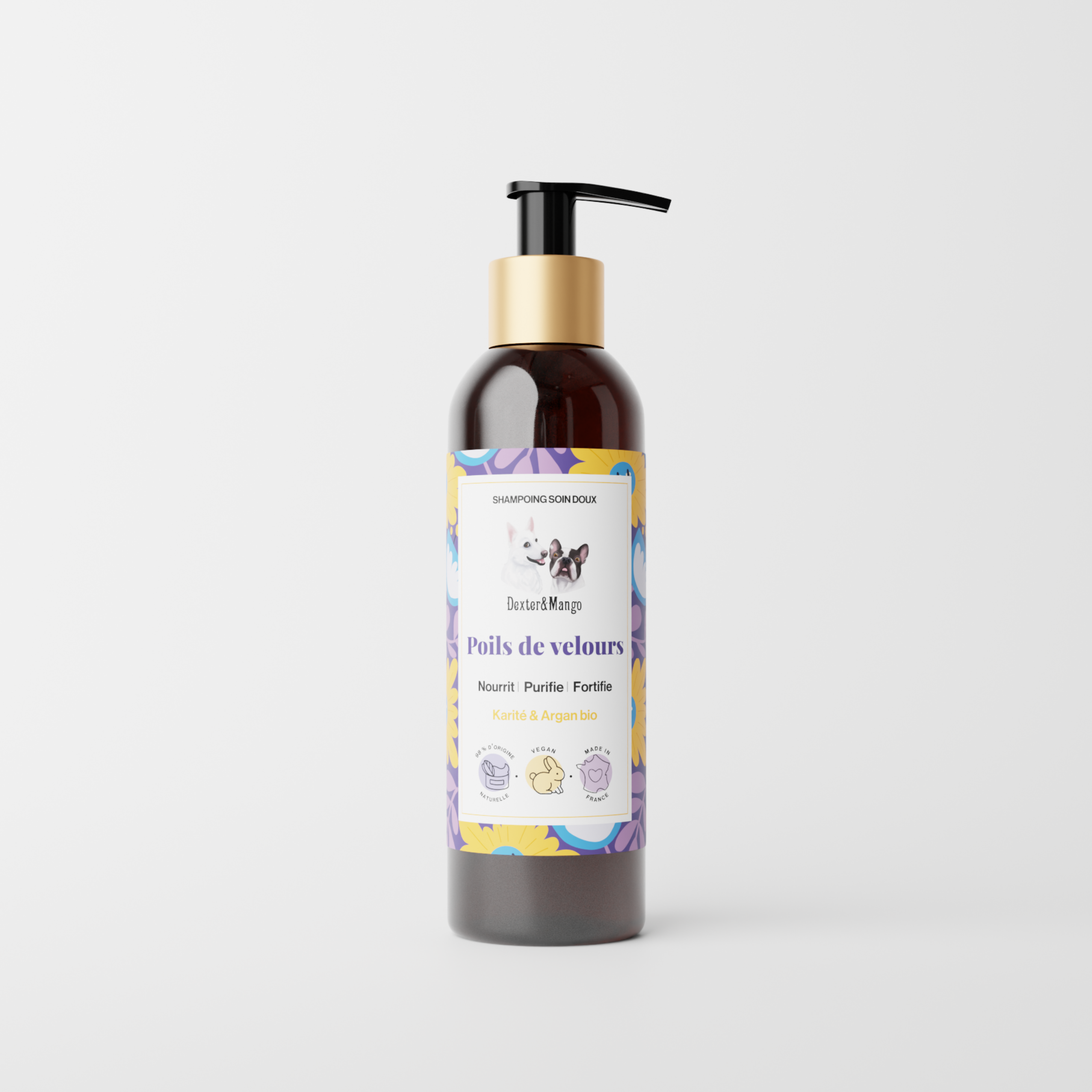 dexter-mango-poils-de-velours-shampoing-chien-naturel image 1