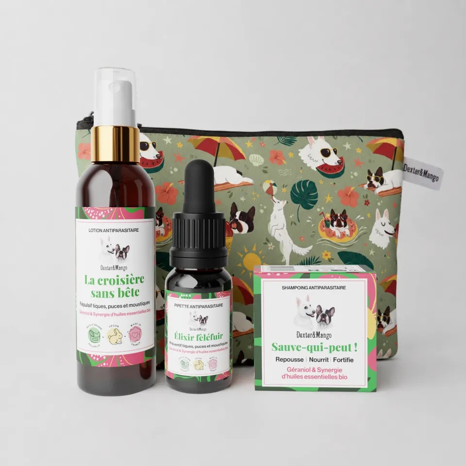 dexter-mango-trousse-antiparasitaire-chien-pack-3-soins-naturel image 1