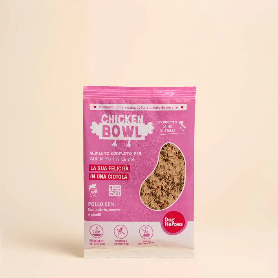 dog-heroes-chicken-bowl-surgelato-320g-p-t-e-chien-poulet image 1