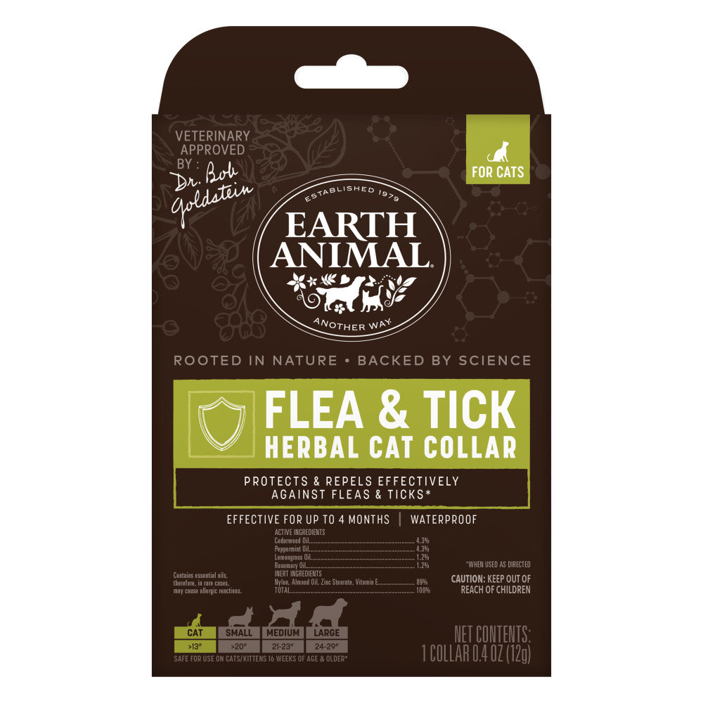 earth-animal-nature-s-protection-collier-chat-herbal-citronnelle image 1