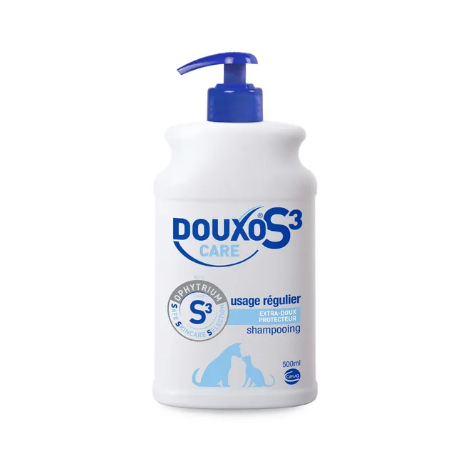 douxo-s3-care-shampooing-extra-doux-chien-chat-500ml-peaux-sensibles image 1