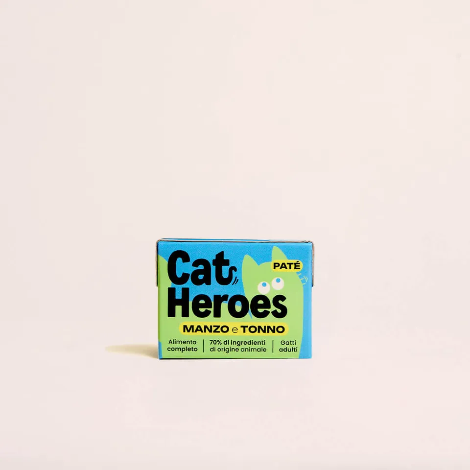 cat-heroes-boeuf-thon-p-t-e-chat-naturelle-95g image 1