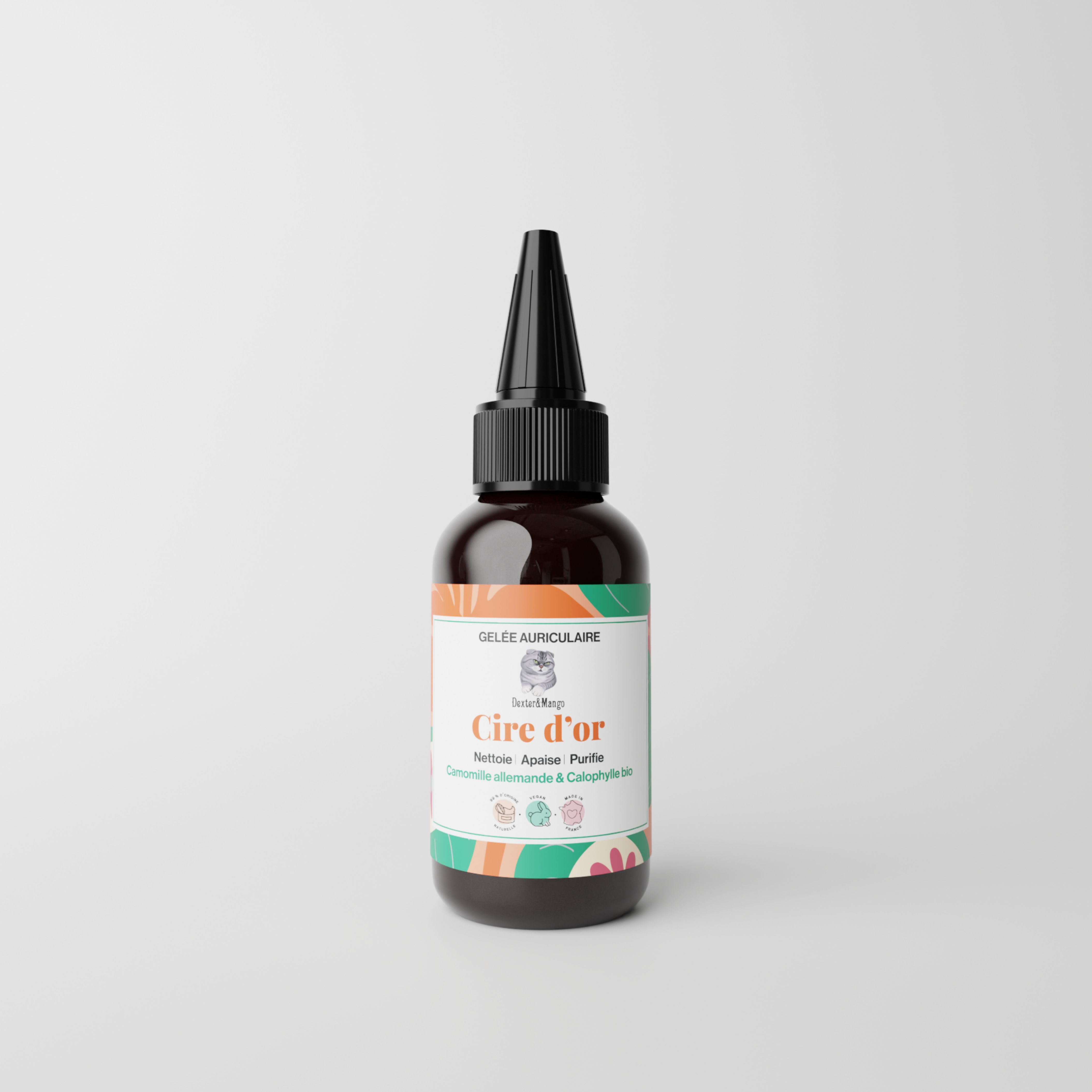 dexter-mango-cire-d-or-gel-e-auriculaire-chat-naturelle image 1