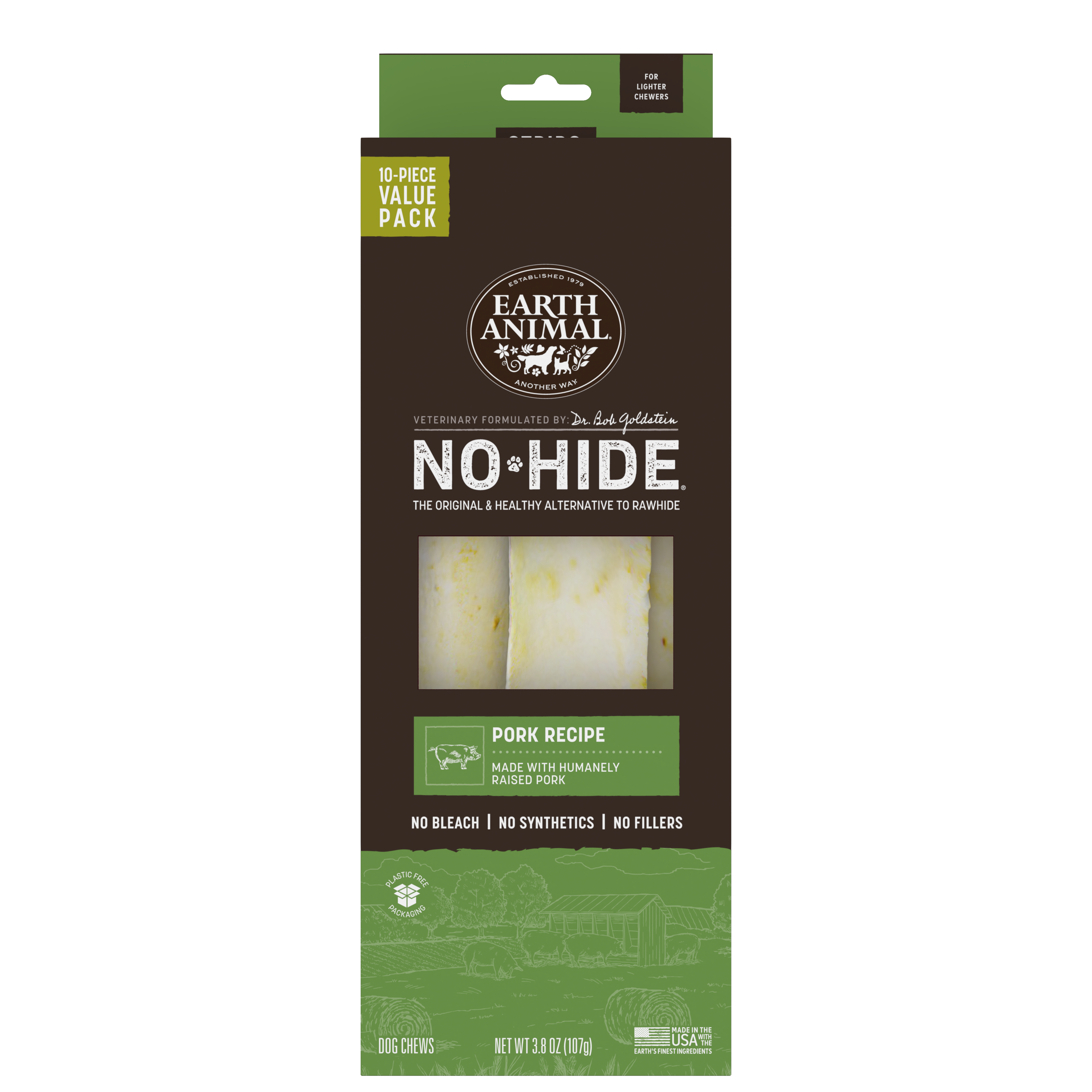 earth-animal-no-hide-lamelles-porc-chien-m-lot-4-digestibles image 1