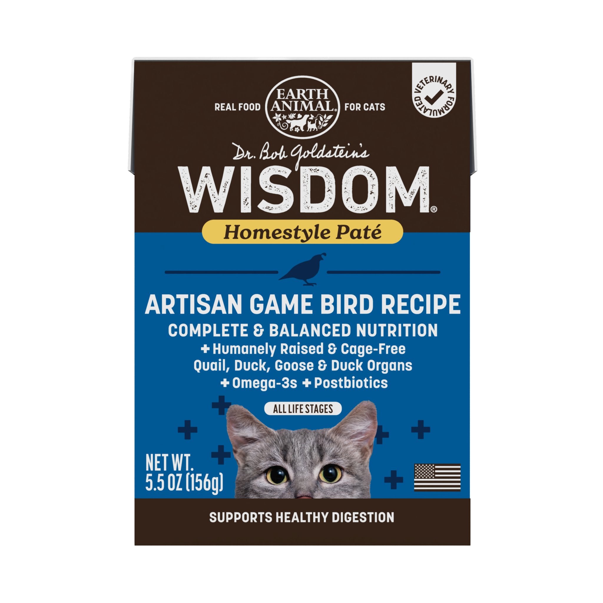 earth-animal-wisdom-artisan-game-bird-p-t-e-chat-5-5-oz image 1
