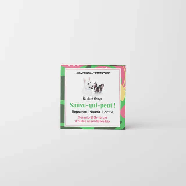 dexter-mango-sauve-qui-peut-shampoing-antiparasitaire-chien image 1