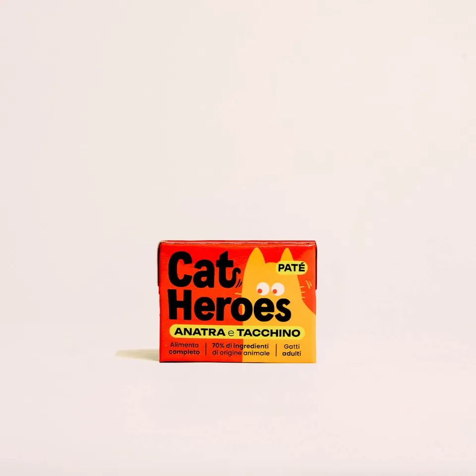 dog-heroes-cat-heroes-p-t-e-canard-dinde-95g-taurine image 1