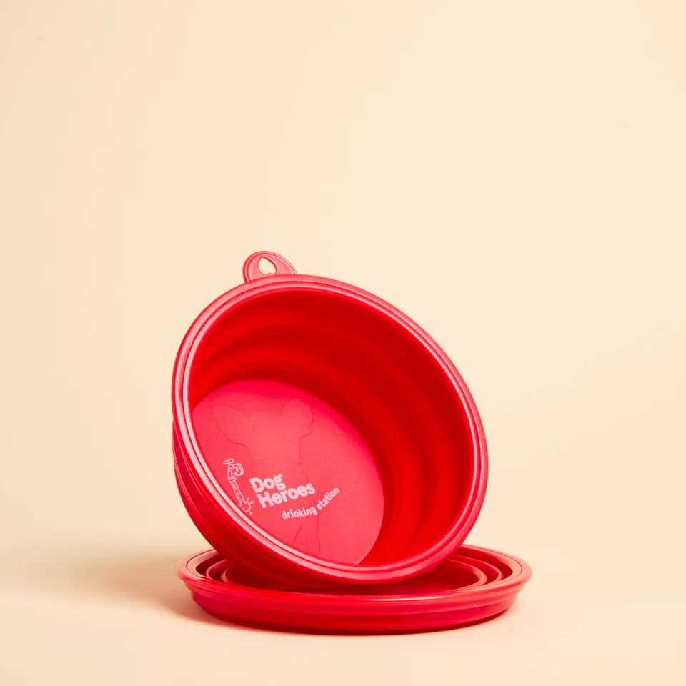 dog-heroes-gamelle-portable-chien-pliable-1l-frisbee image 1