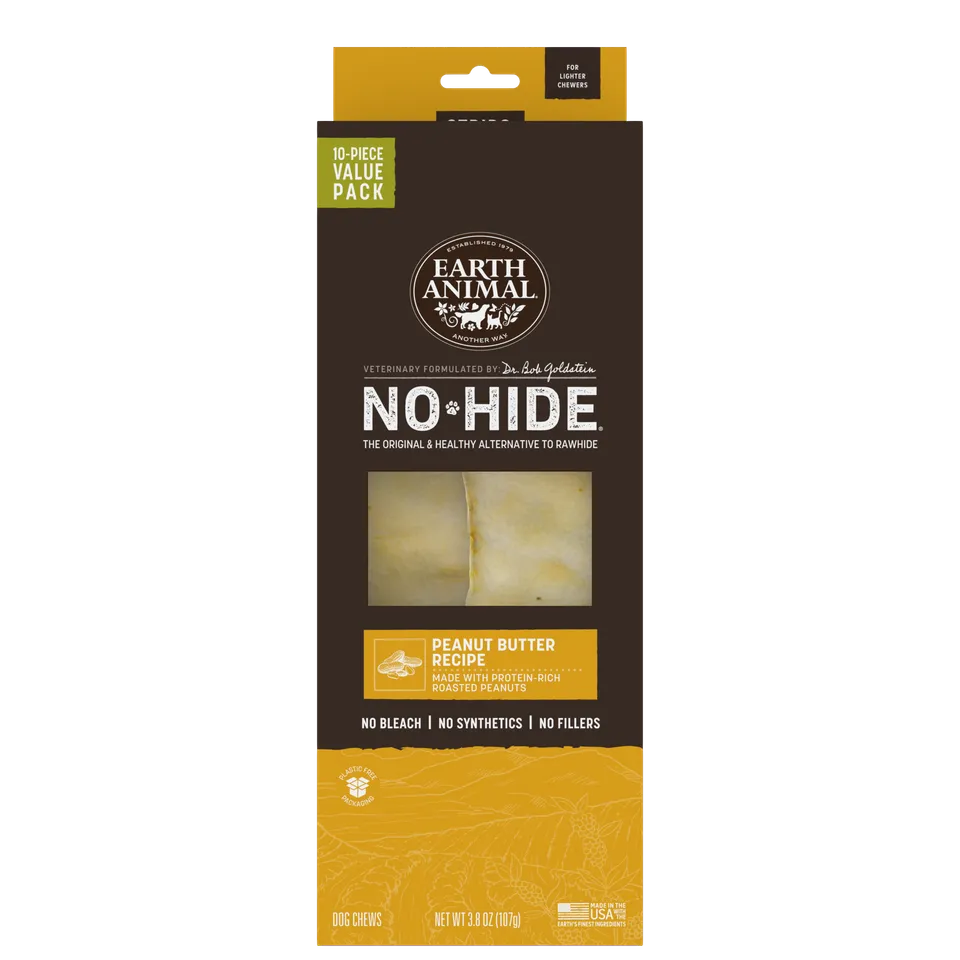 earth-animal-no-hide-peanut-butter-strips-friandise-4-pcs image 1