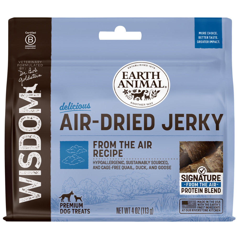 earth-animal-wisdom-from-the-air-jerky-friandise-chien-4-oz image 1