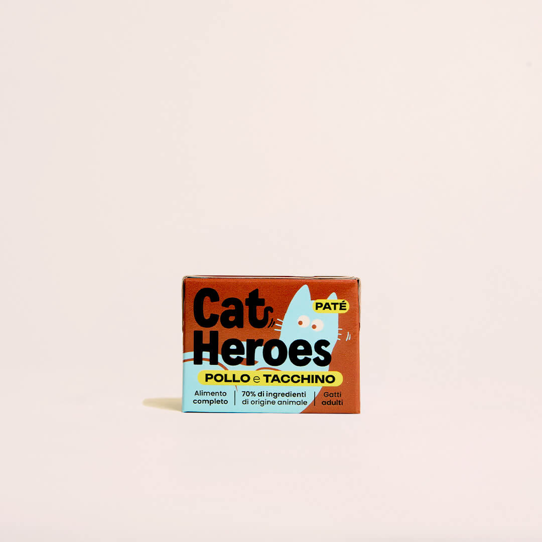 dog-heroes-cat-heroes-95g-p-t-e-chat-poulet-dinde-taurine image 1