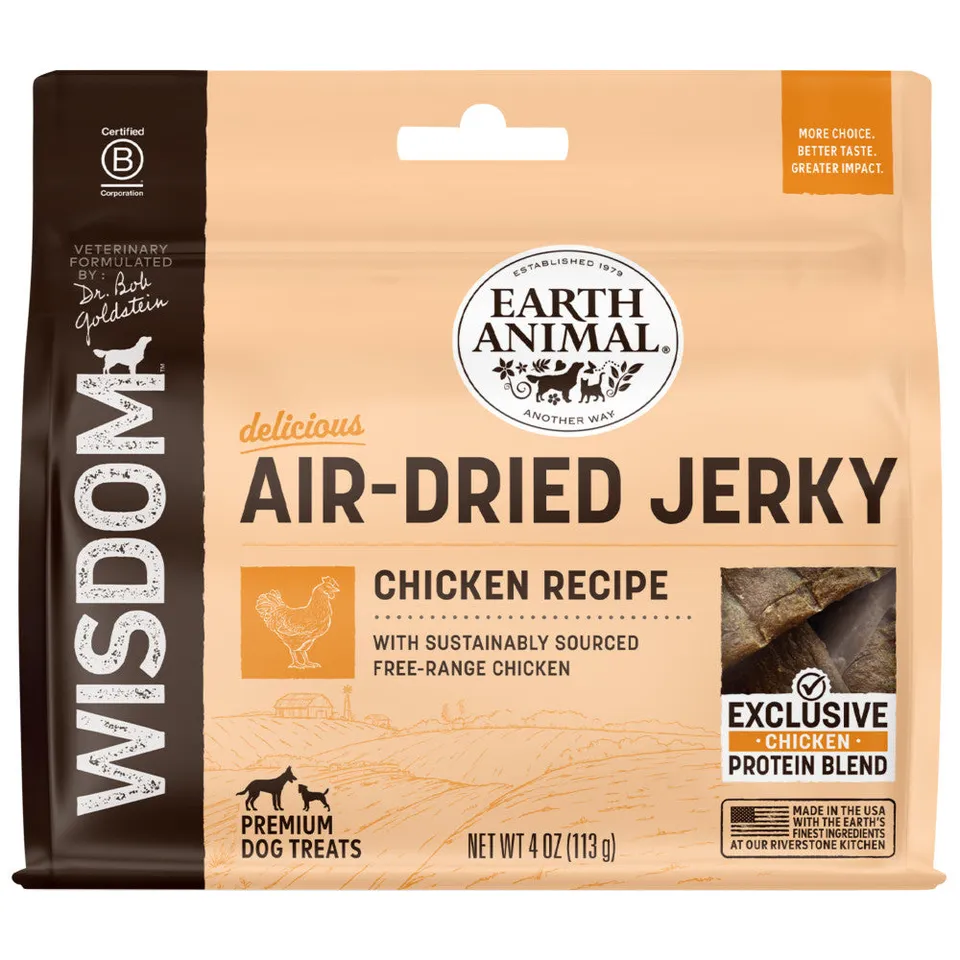 earth-animal-wisdom-jerky-poulet-friandise-chien-4-oz image 1