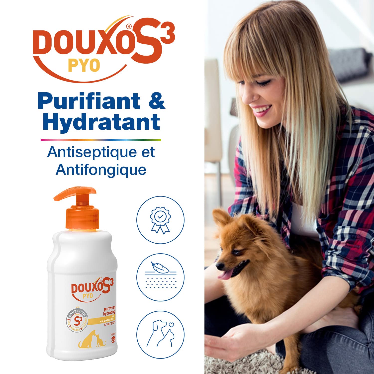 douxo-s3-pyo-shampooing-purifiant-chien-chat-500-ml image 2