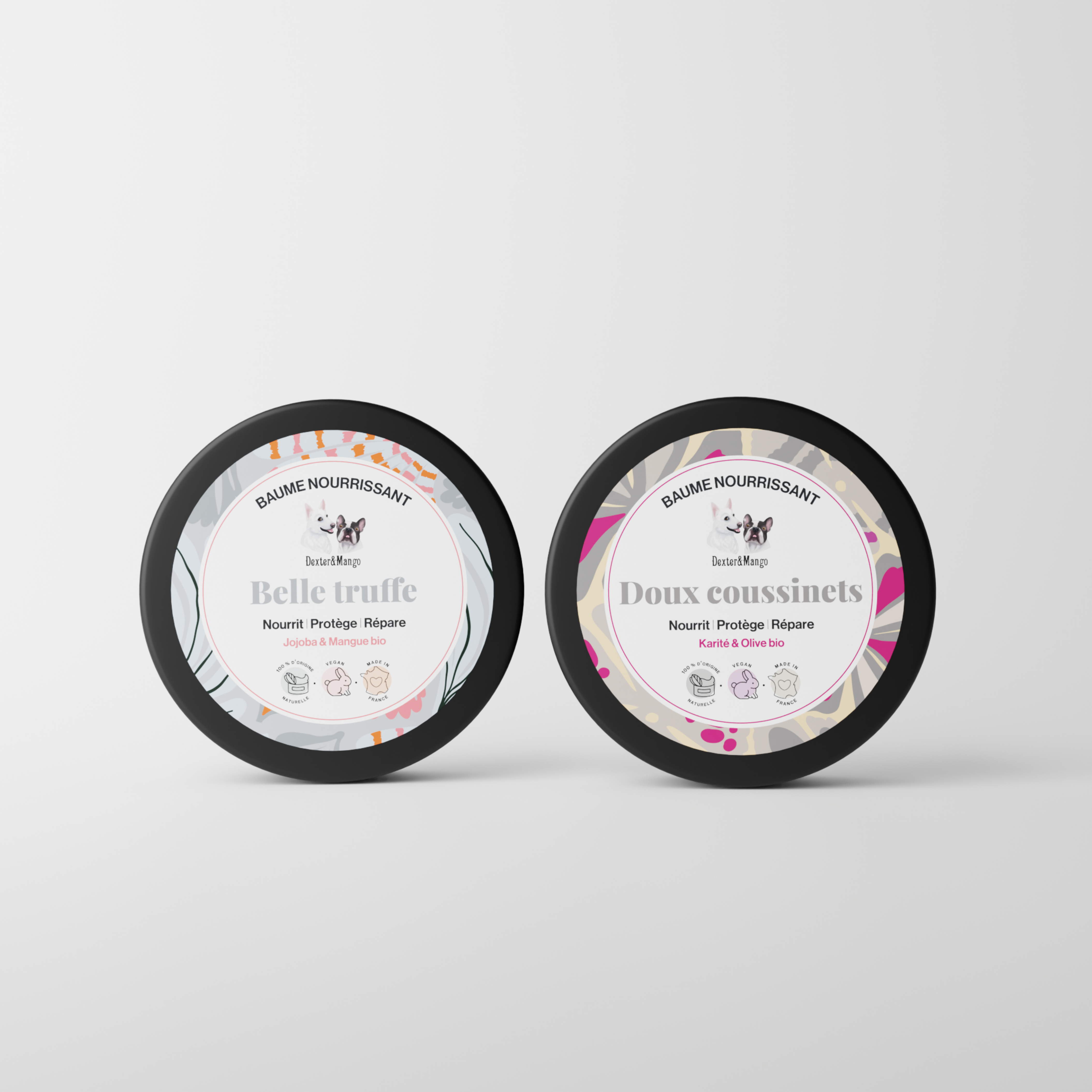 dexter-mango-duo-baumes-doux-coussinets-belle-truffe-baume-chien image 1