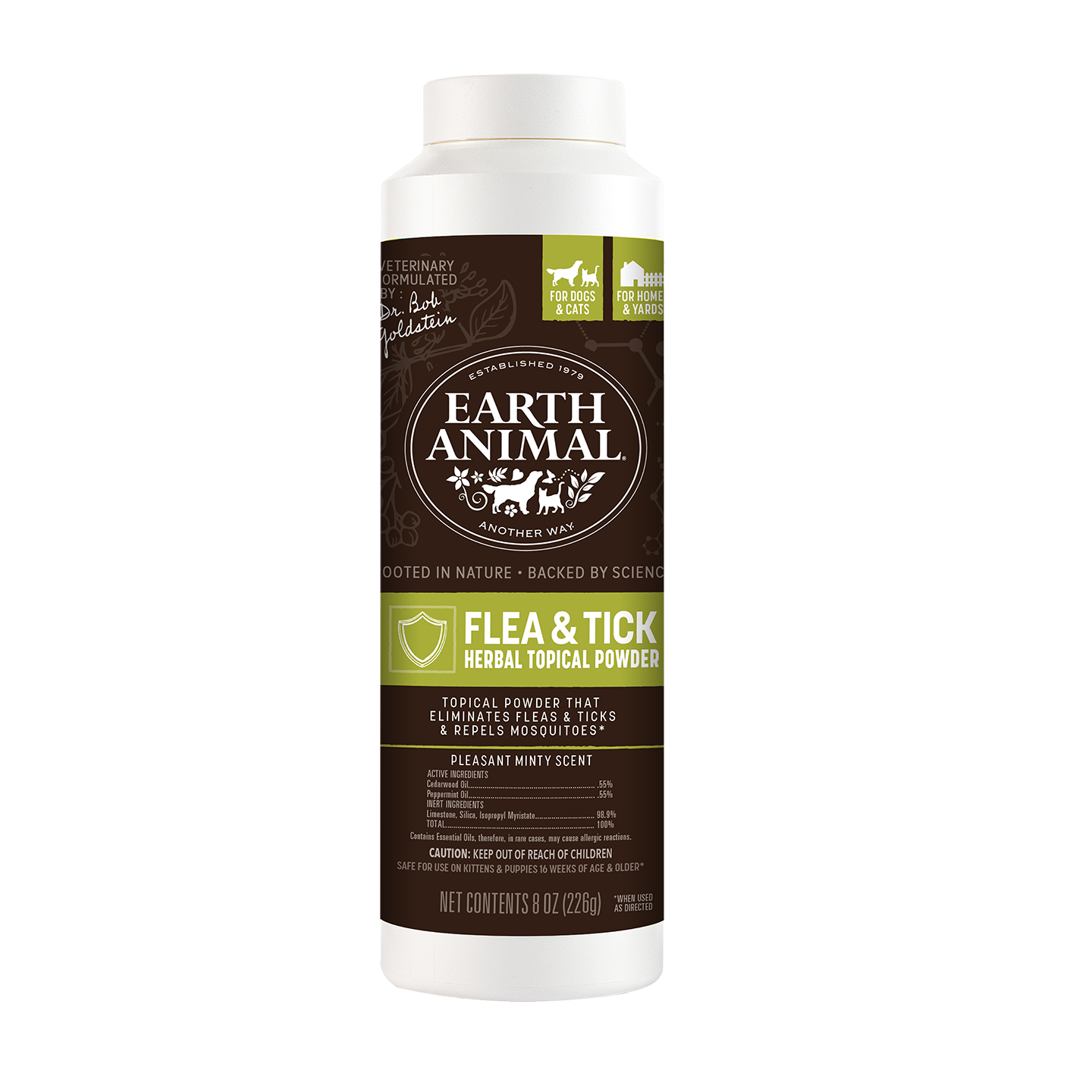earth-animal-nature-s-protection-poudre-externe-8-oz-puces image 1