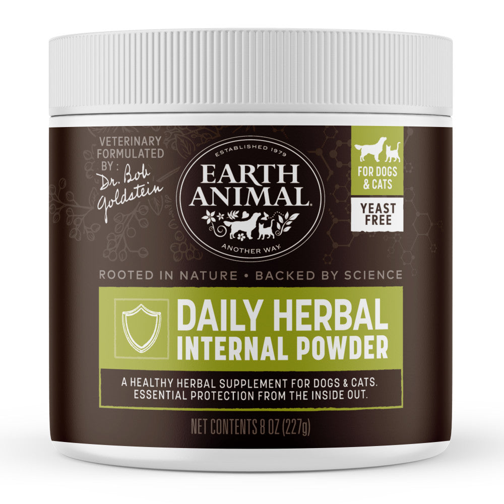 earth-animal-nature-s-protection-poudre-puces-sans-levure-8-oz image 1