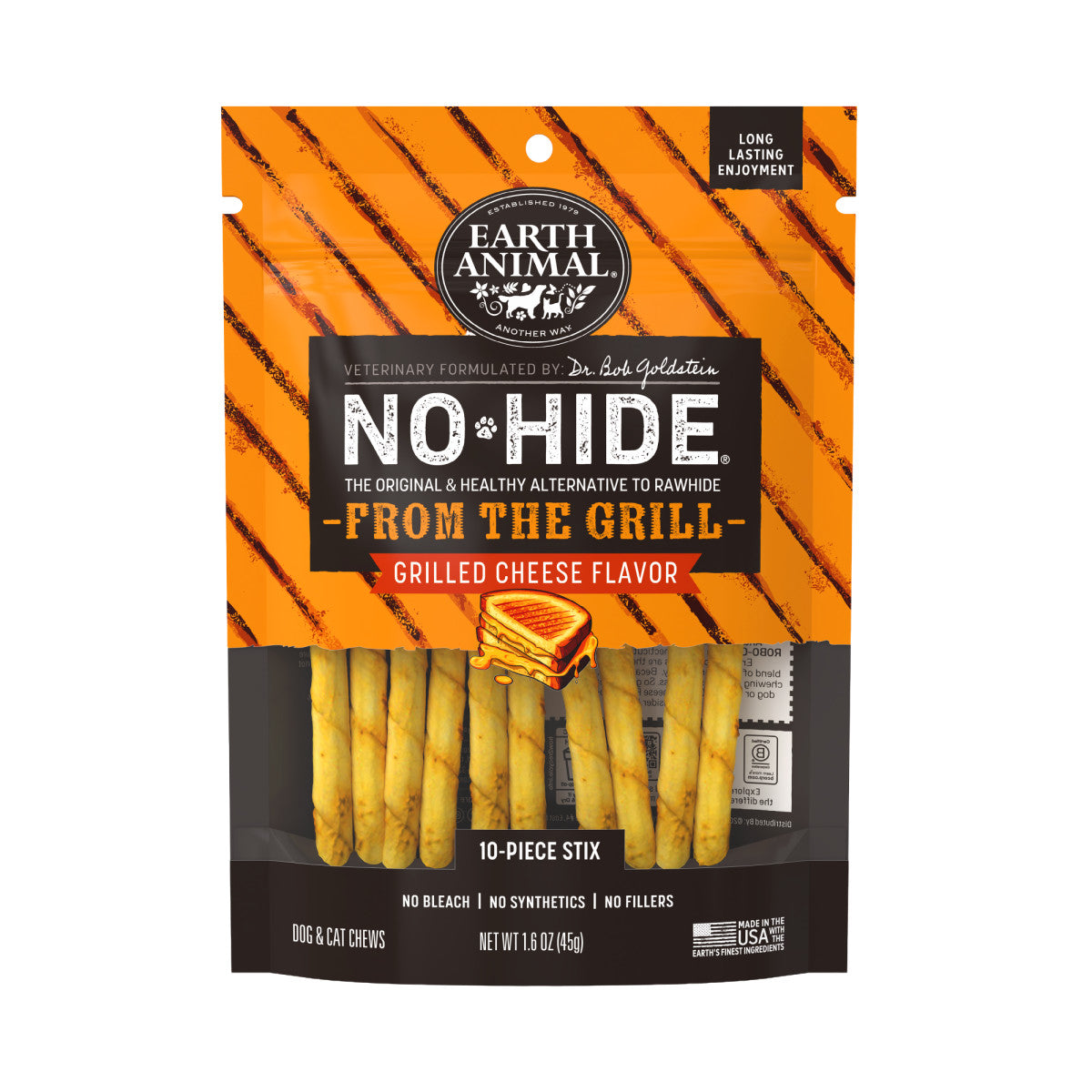 earth-animal-no-hide-grilled-cheese-stix-xs-friandise-10-pcs image 2