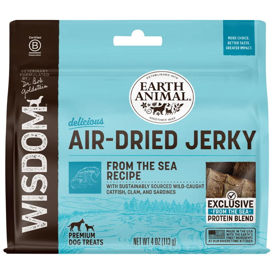 earth-animal-wisdom-sea-jerky-friandise-mer-4-oz image 1