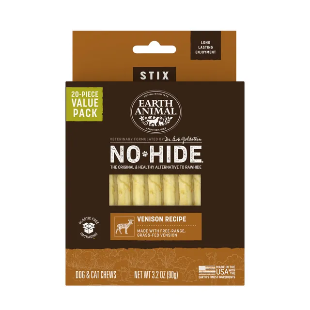 earth-animal-no-hide-venison-stix-friandise-xs-venaison image 1