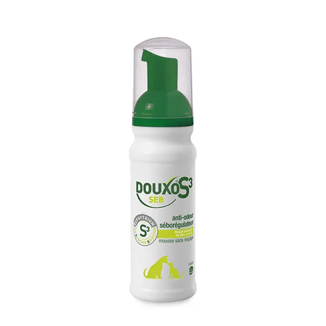 douxo-s3-seb-mousse-chien-sans-rin-age-anti-odeur-150-ml image 1