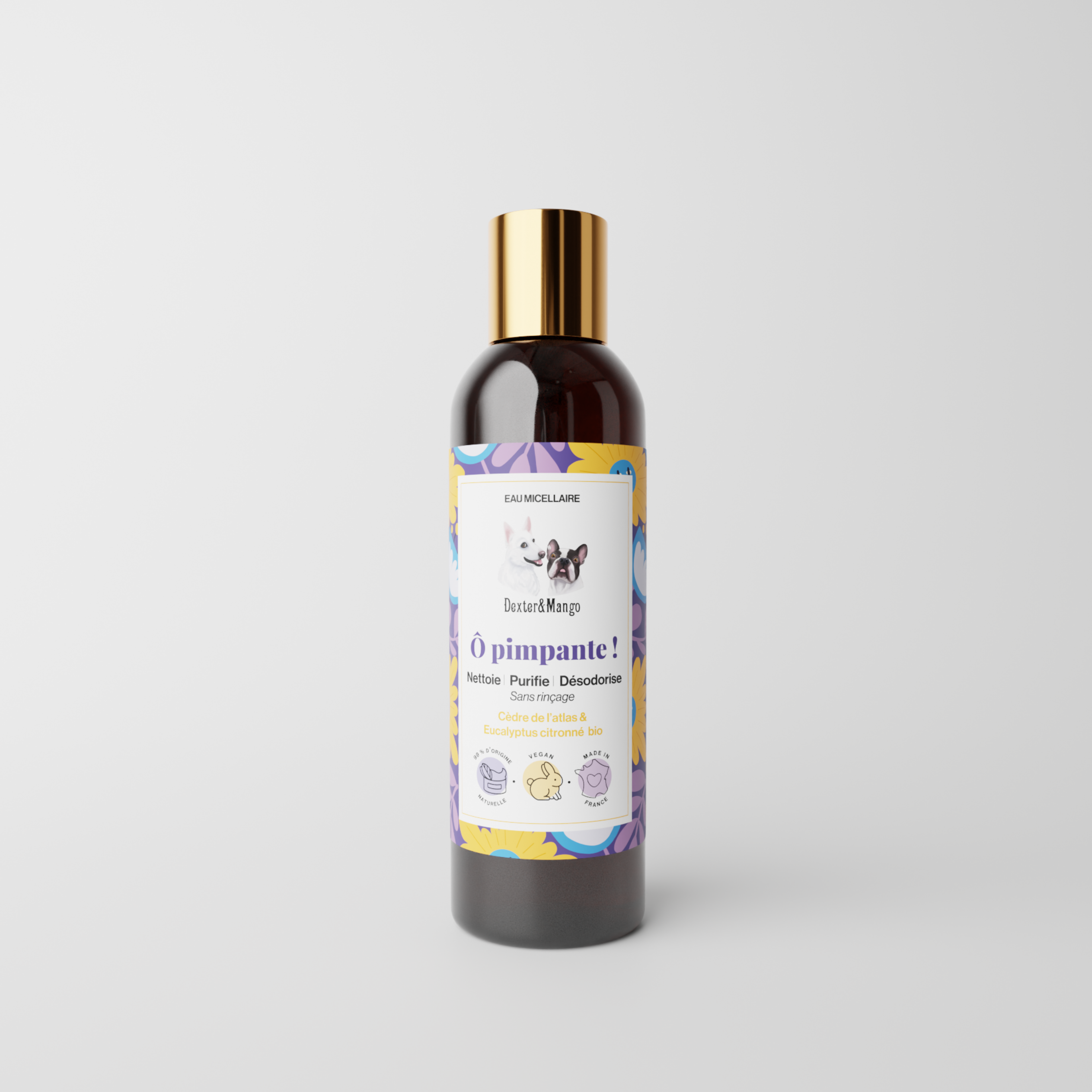 dexter-mango-pimpante-eau-micellaire-chien-sans-rin-age-bio image 1