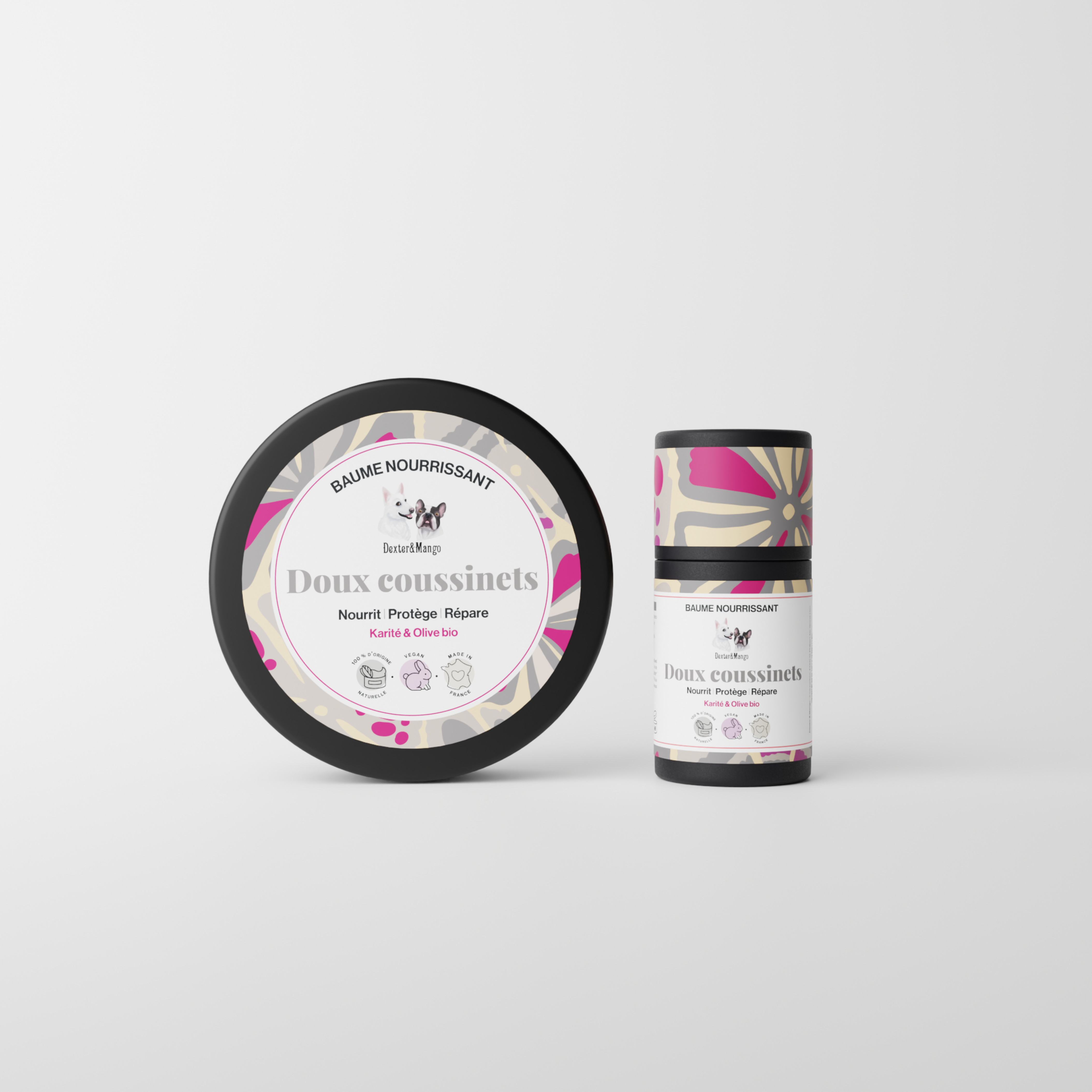 dexter-mango-duo-coussinets-baume-chien-et-chat-naturel image 1
