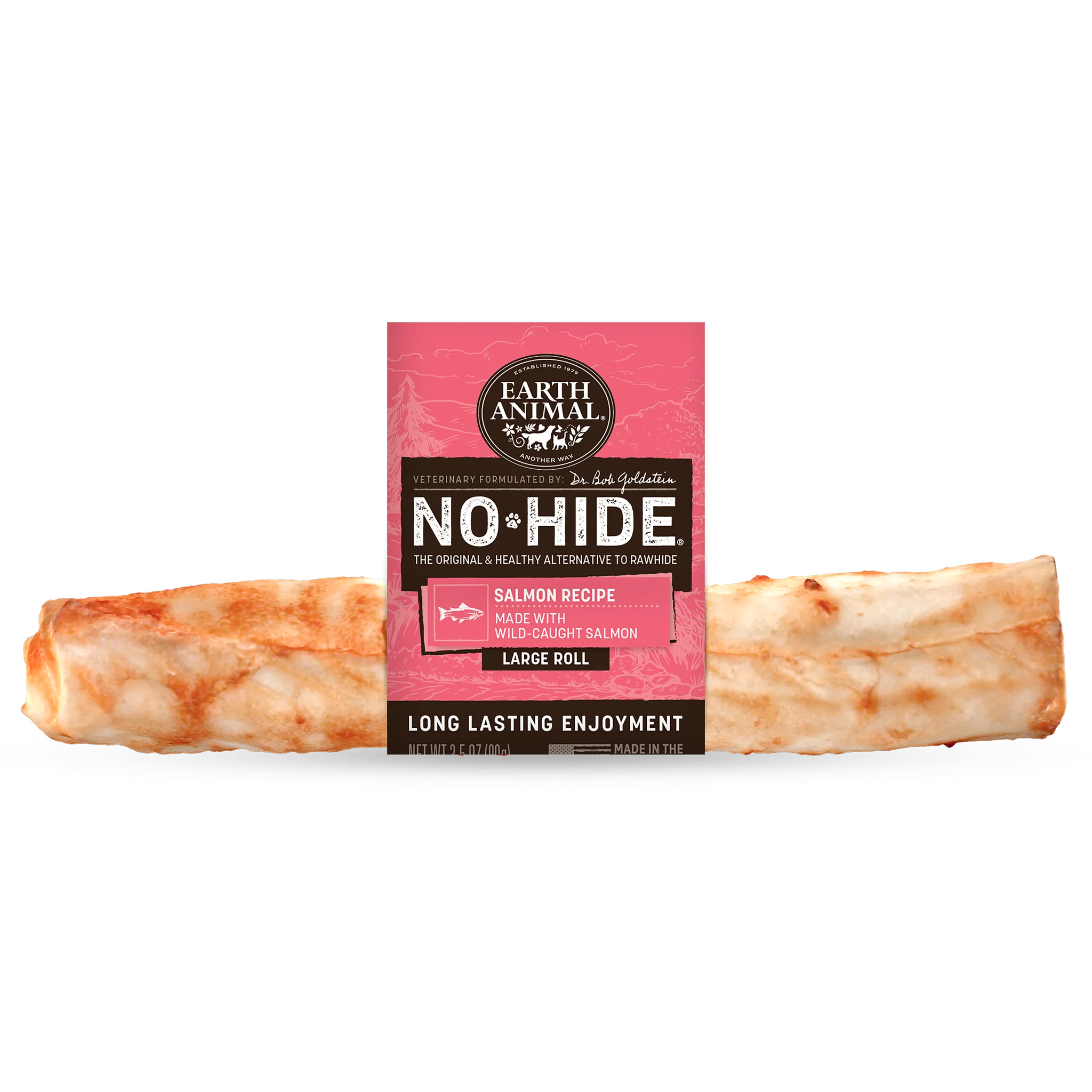 earth-animal-no-hide-rolls-b-ton-saumon-petit-chien-2-pi-ces image 1