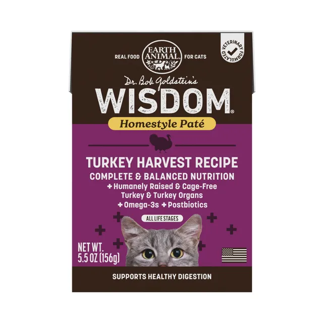 earth-animal-wisdom-p-t-e-chat-dinde-156-g-monoprot-ine image 1