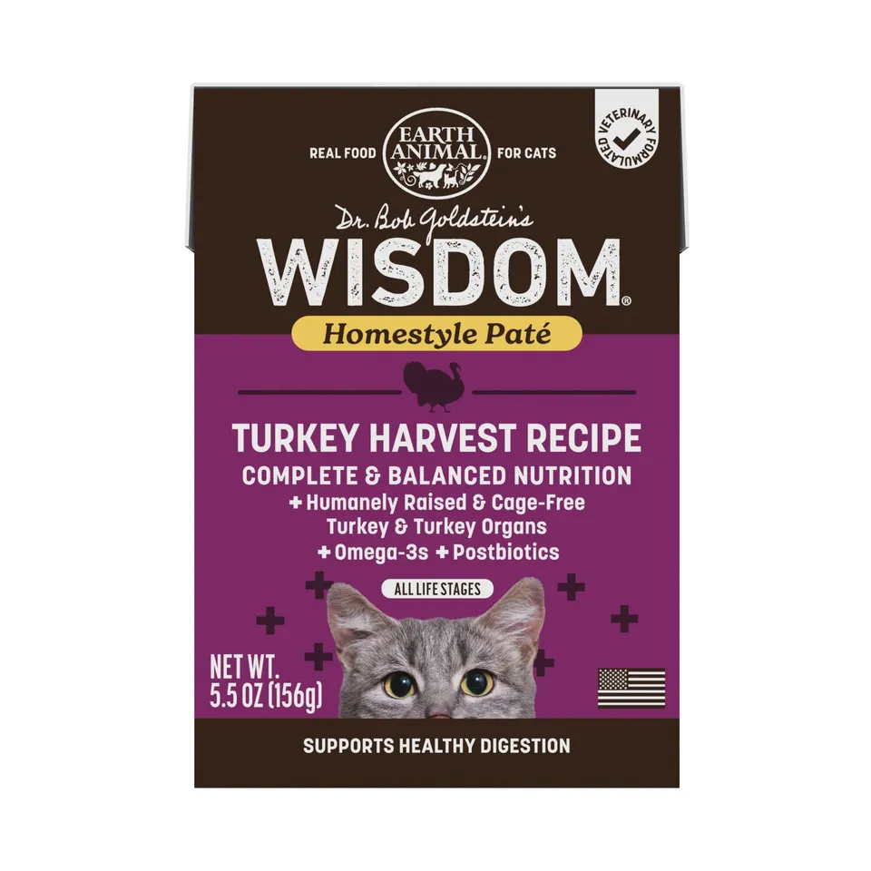earth-animal-wisdom-p-t-e-chat-dinde-156-g-monoprot-ine image 1