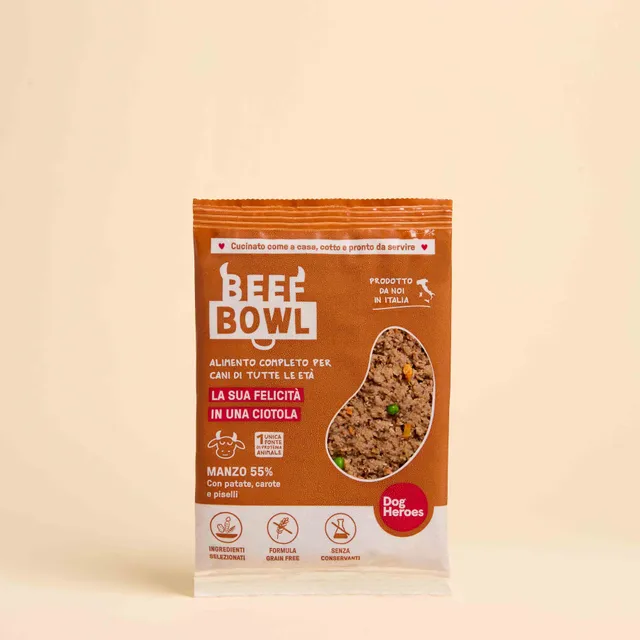 dog-heroes-beef-bowl-repas-boeuf-surgel-395g image 1