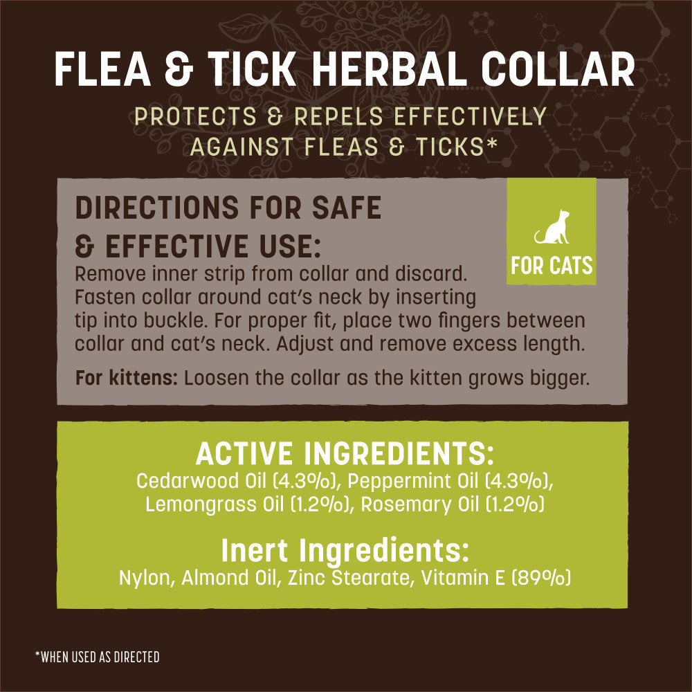 earth-animal-nature-s-protection-collier-chat-herbal-citronnelle image 3